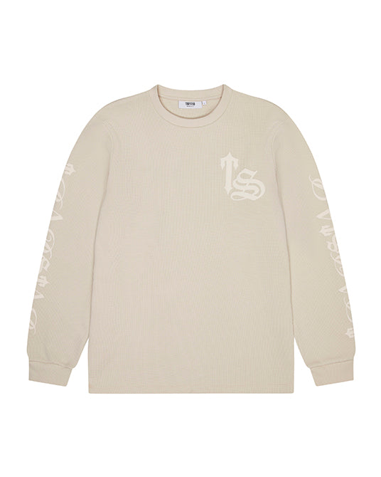 Trapstar Waffle LS Top Pullover Herren Beige Schweiz | MPIRLD286